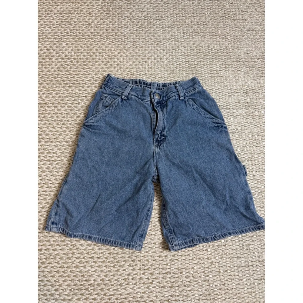 OshKosh Bgosh Vintage Carpenter Denim Shorts Kids skater surf jorts 90's Y2K 6